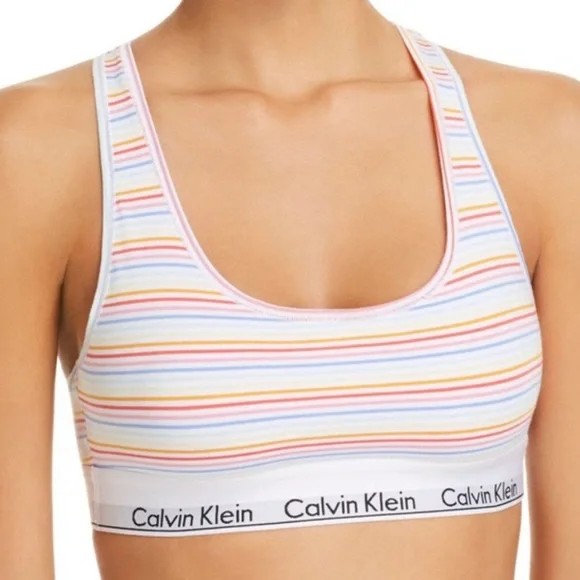 Calvin Klein Underwear, Intimates & Sleepwear, Modern Cotton Bralette  Rainbow